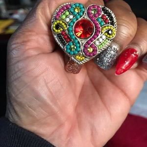 Multicolor fun ring